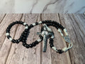 Five Decade- Black & White Rosary