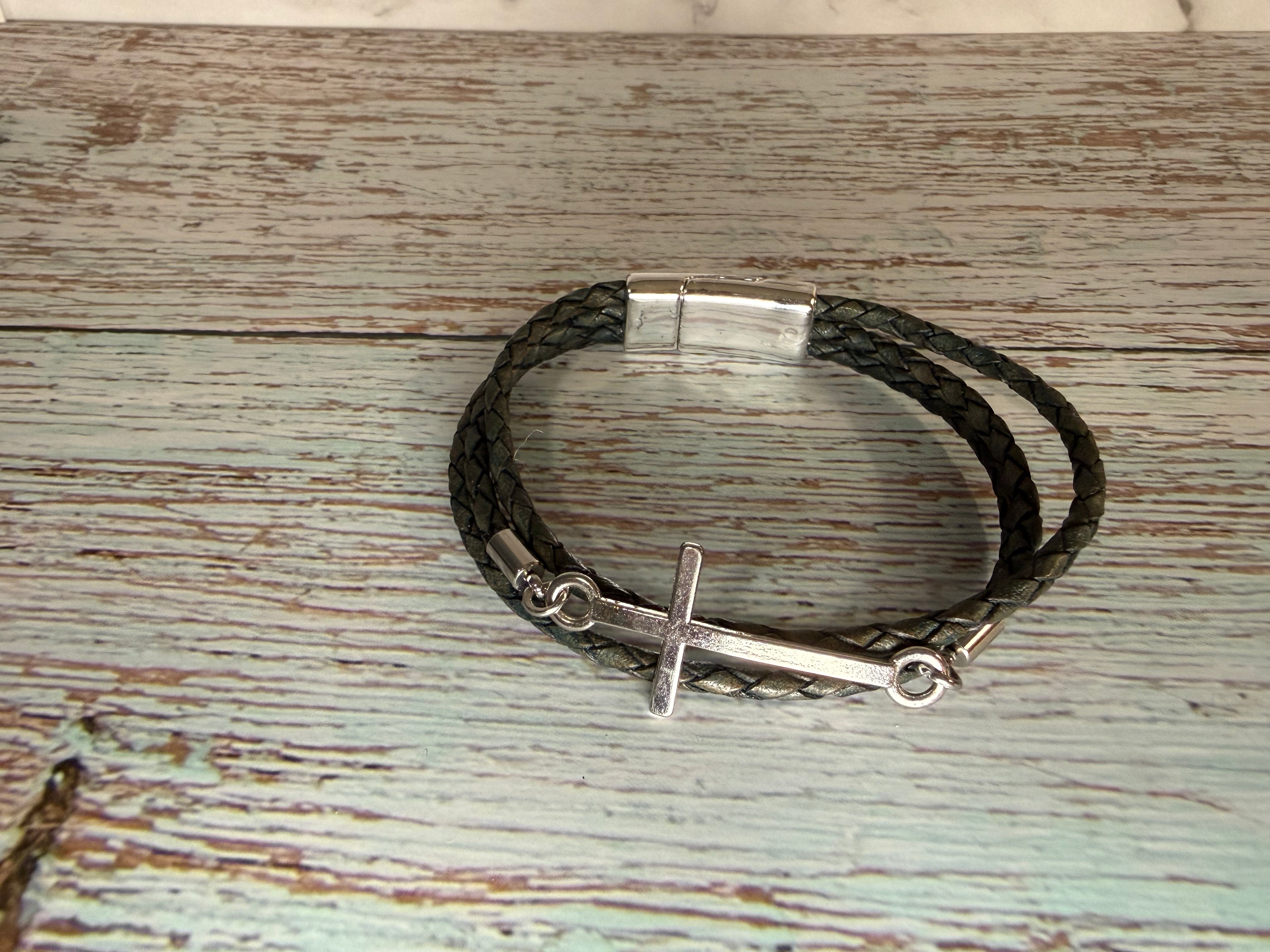 Distress Black European Bracelet