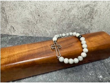 PICCASO STONE CROSS RSRY BRACELET